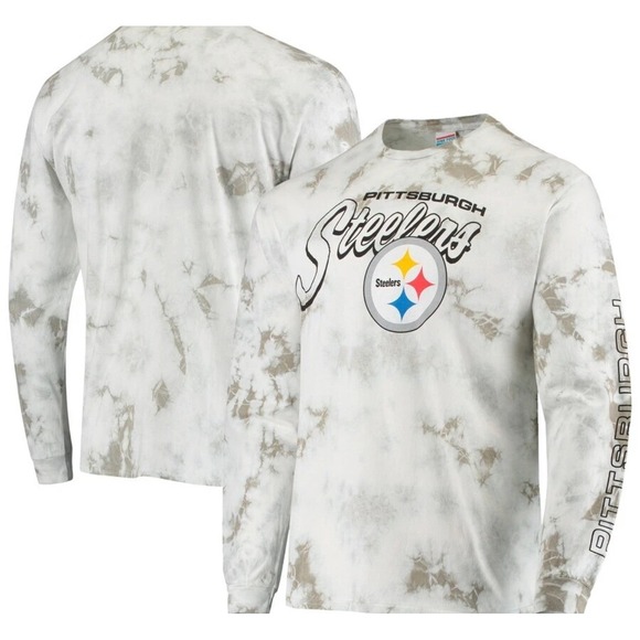 Pittsburgh Steelers Junk Food Tees Long Sleeve T Shirt Adult Large Tie Dye - Picture 1 of 5